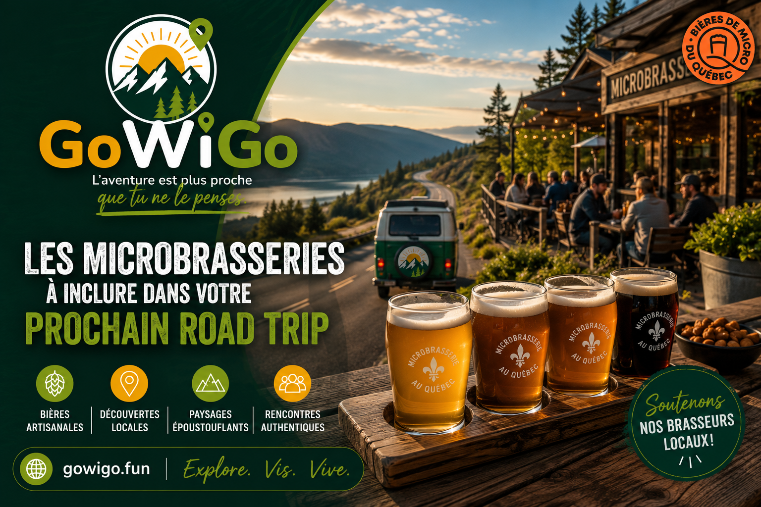 Les microbrasseries à inclure dans votre prochain road trip