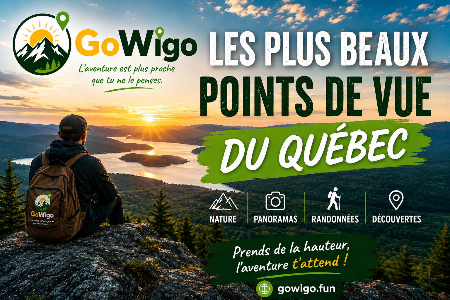 Les plus beaux points de vue du Québec
