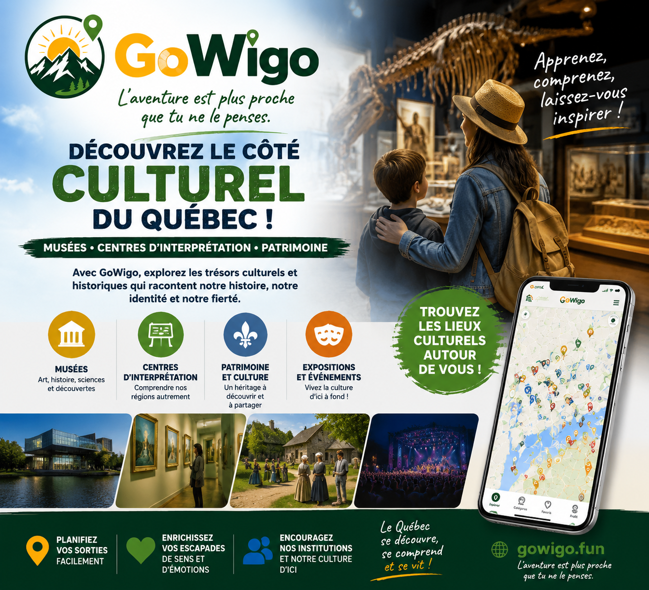 Le côté culturel du Québec à découvrir absolument
