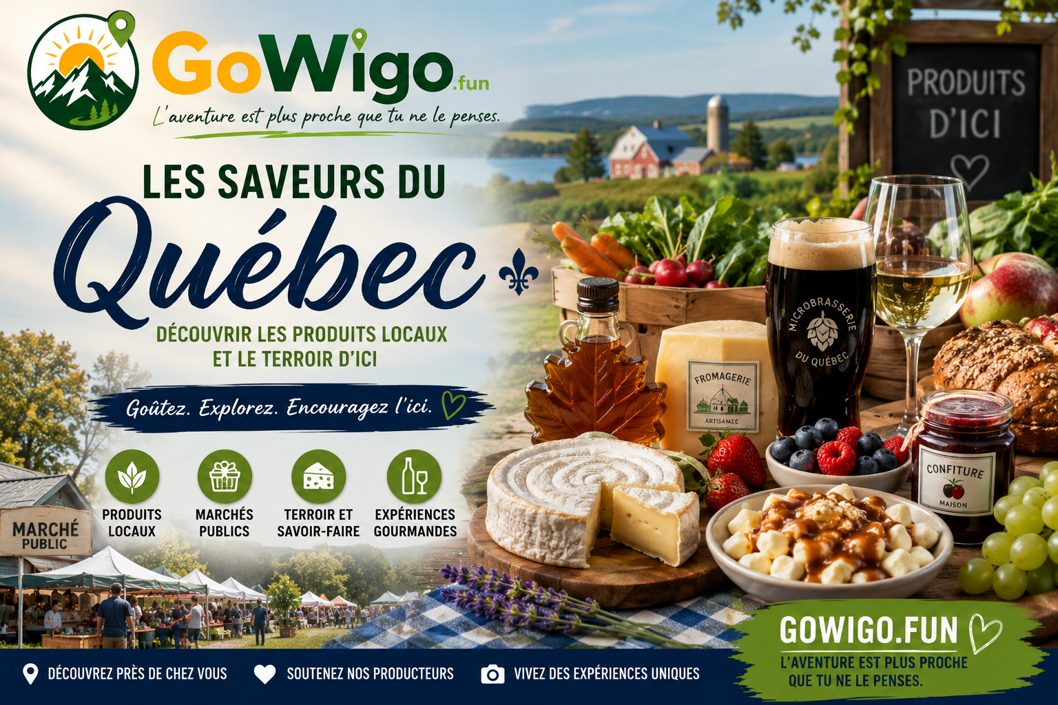 Les saveurs du Québec : découvrir les produits locaux et le terroir d’ici