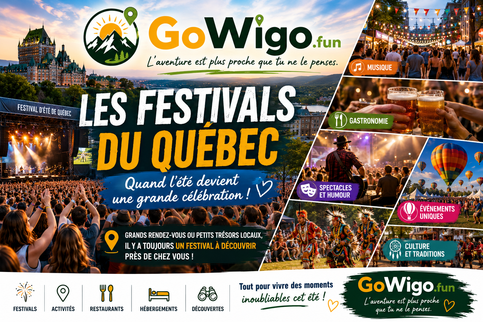 Les festivals du Québec : quand l’été devient une grande célébration